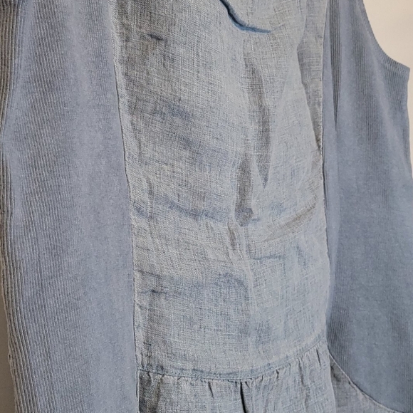 LINA Tomei Linen Embroidered Hem Dress - Picture 11 of 13